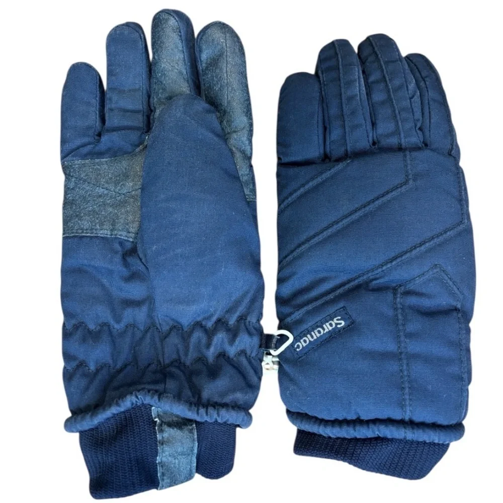 Saranac Women’s Navy Blue Insulated Winter Gloves Size Small